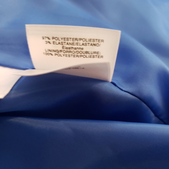 NWT Kasper Cabana blue dress blazer suit lined 6 - Picture 12 of 13